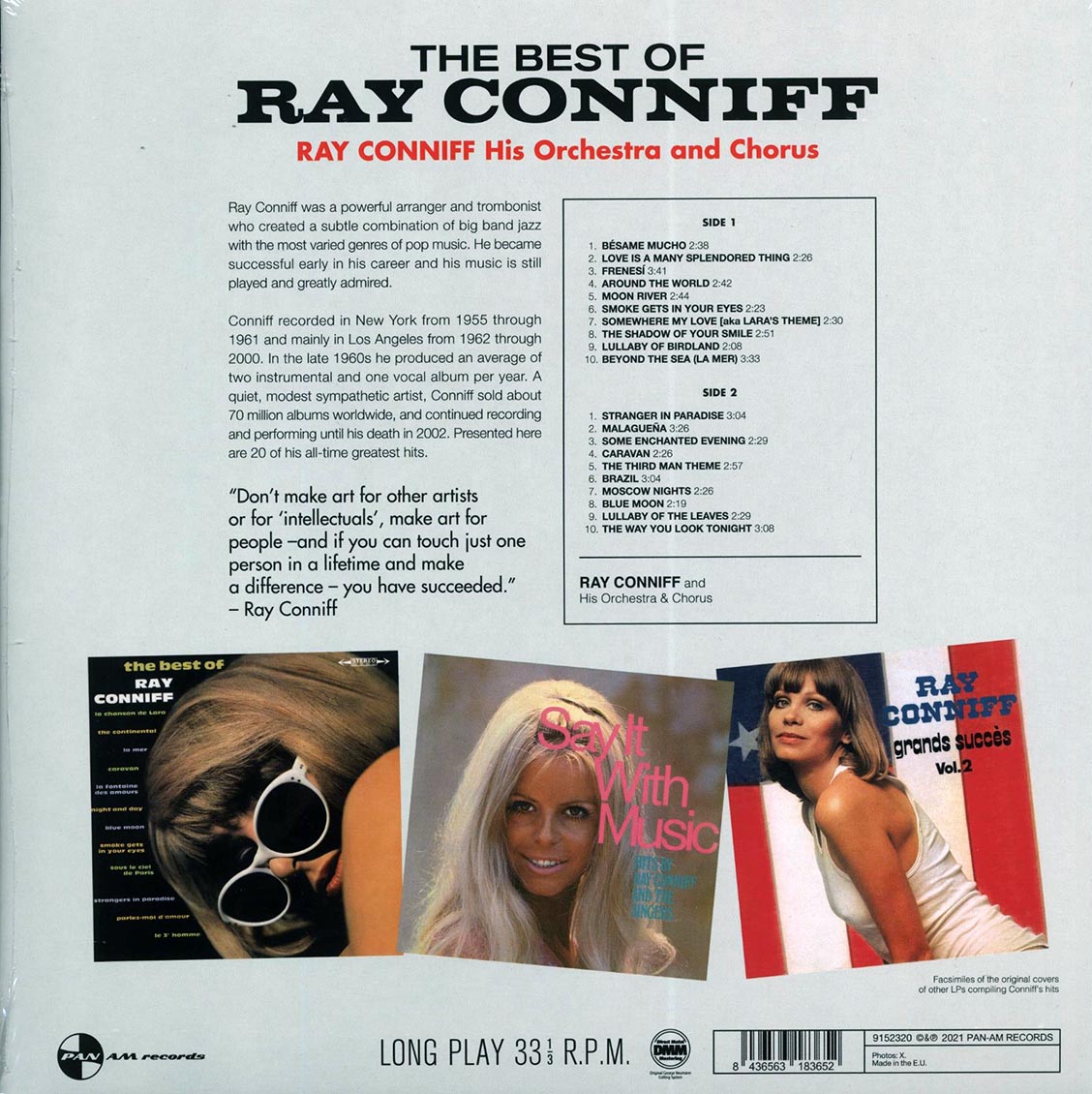 Ray Conniff - The Best Of Ray Conniff (20 tracks) (180g)