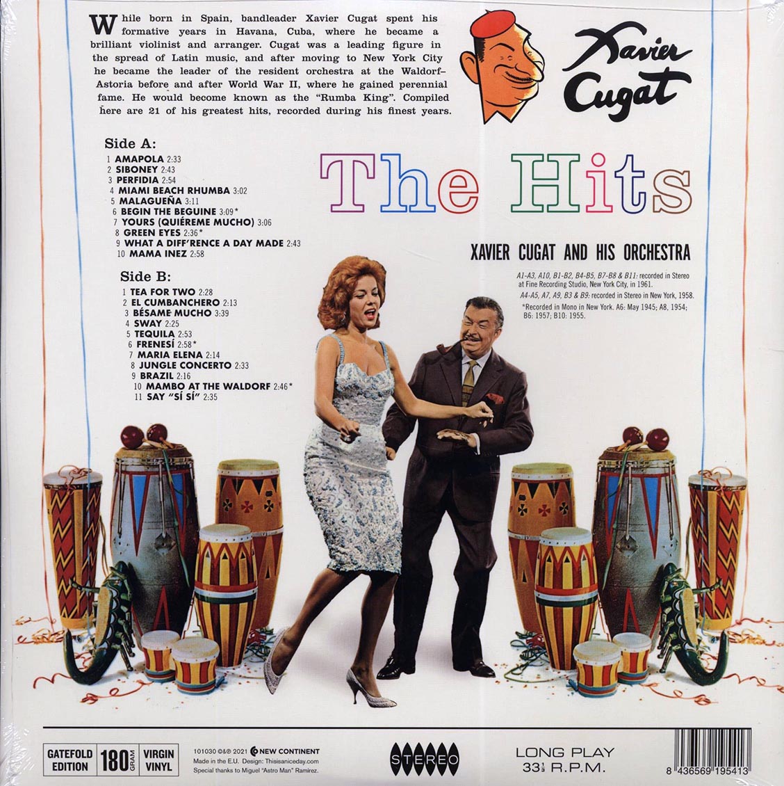 Xavier Cugat - The Hits (21 tracks) (ltd. ed.) (180g)
