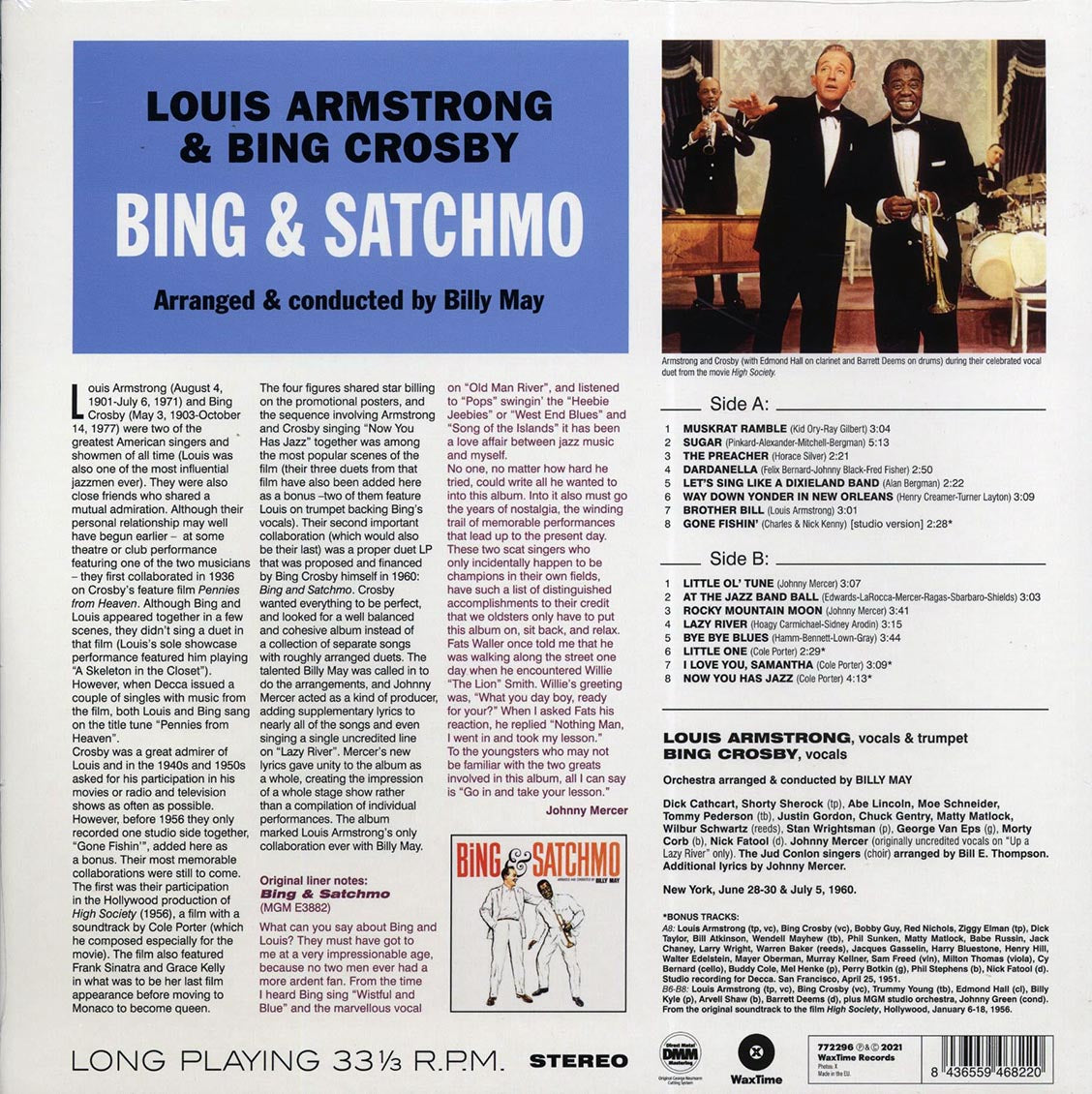 Louis Armstrong, Bing Crosby - Bing & Satchmo (+ 5 bonus tracks) (DMM) (ltd. ed.) (180g)