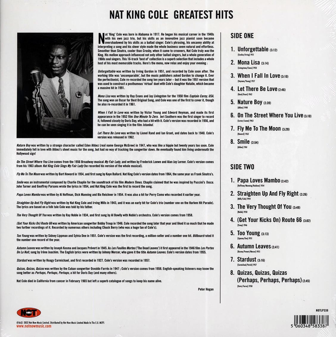 Nat King Cole - Greatest Hits (180g) (colored vinyl)