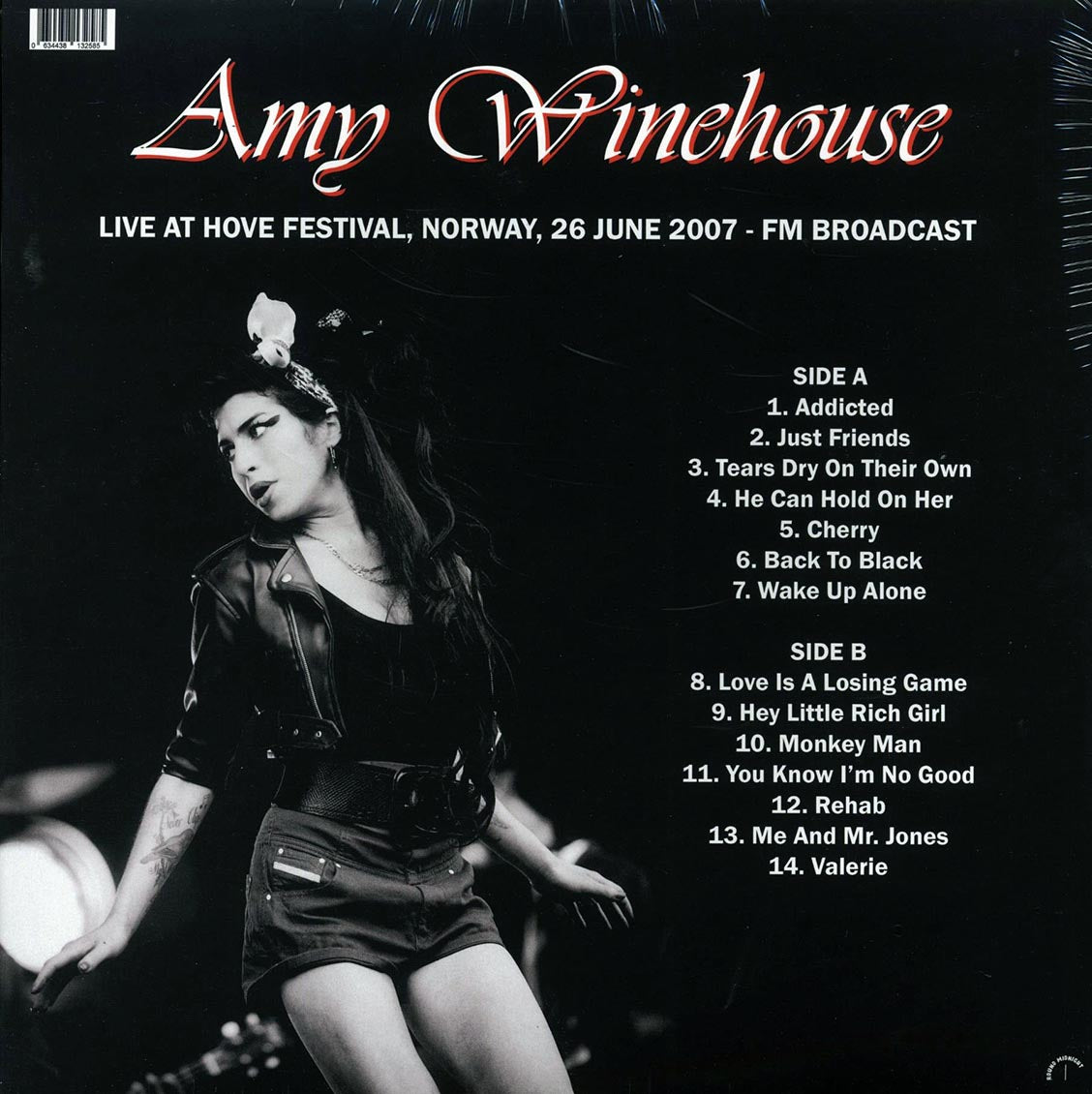 Amy Winehouse - Live At Hove Festival, Norway, 26 June 2007 FM Broadcast (colored vinyl)