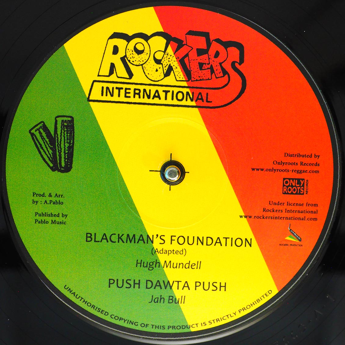 Hugh Mundell - Stop Them Jah; Rockers All Stars - Dub Them Jah / Hugh Mundell - Blackman's Foundation; Jah Bull - Push Dawta Push