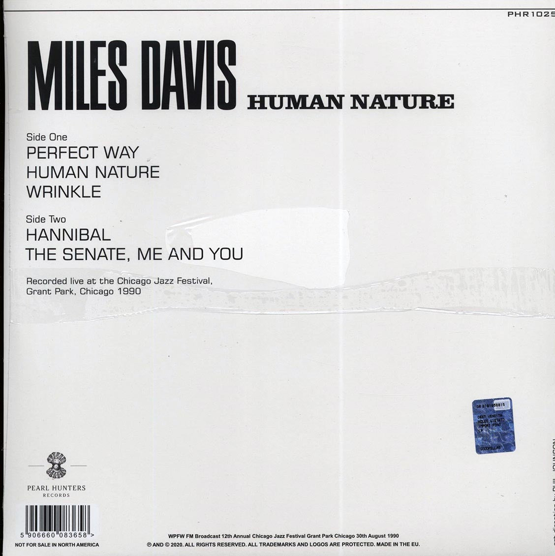 Miles Davis - Human Nature (clear vinyl)