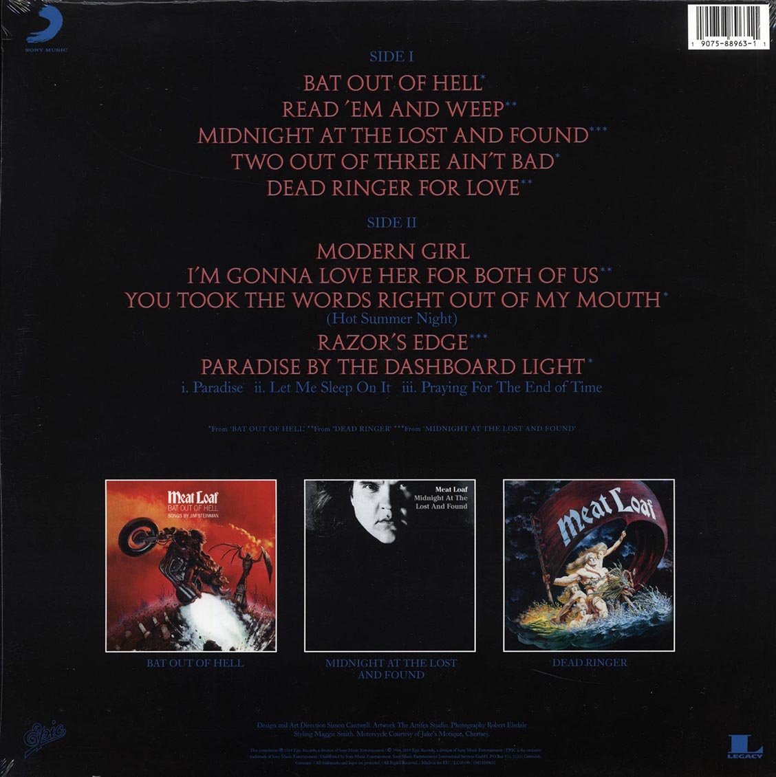 Meat Loaf - Hits Out Of Hell (incl. mp3)