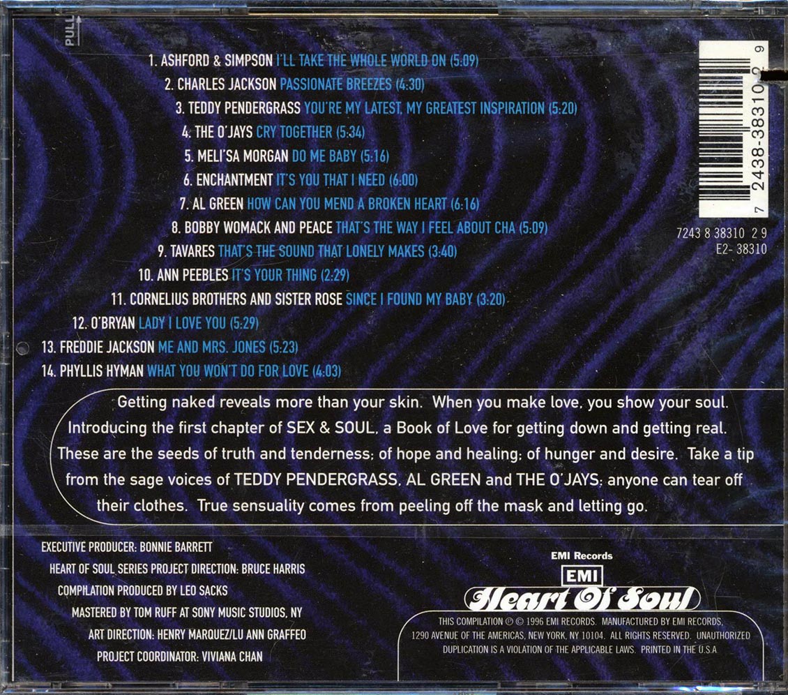 Ashford & Simpson, Charles Jackson, Teddy Pendergrass, Etc. - Sex & Soul Volume 1 (marked/ltd stock)