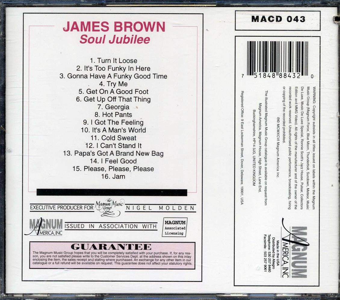 James Brown - Soul Jubilee (marked/ltd stock)