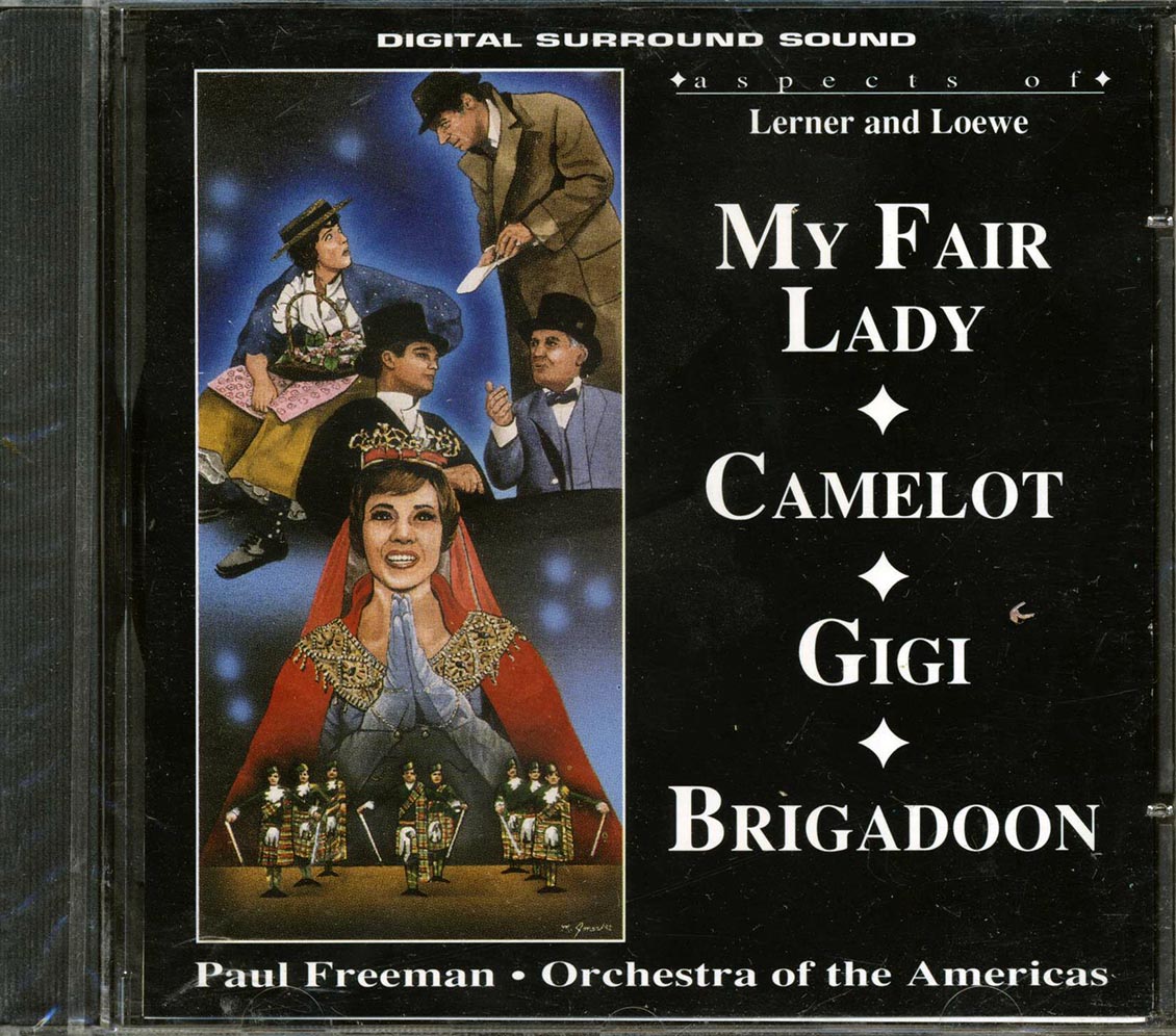 Paul Freeman, Orchestra Of The Americas - Aspects Of My Fair Lady, Camelot, Gigi, Brigadoon (marked/ltd stock)