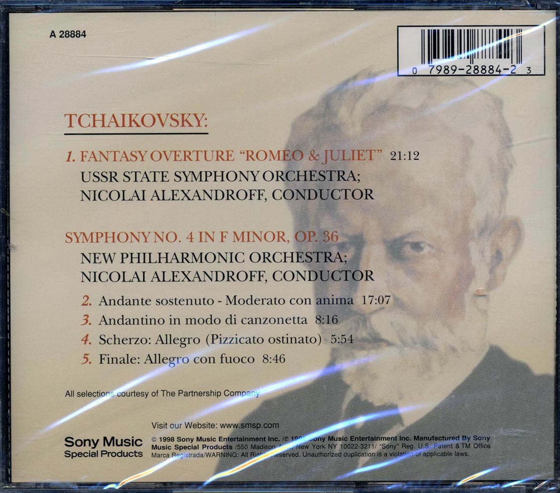 Tchaikovsky - Fantasy Overture; Symphony No.4 In F Minor, Op. 36