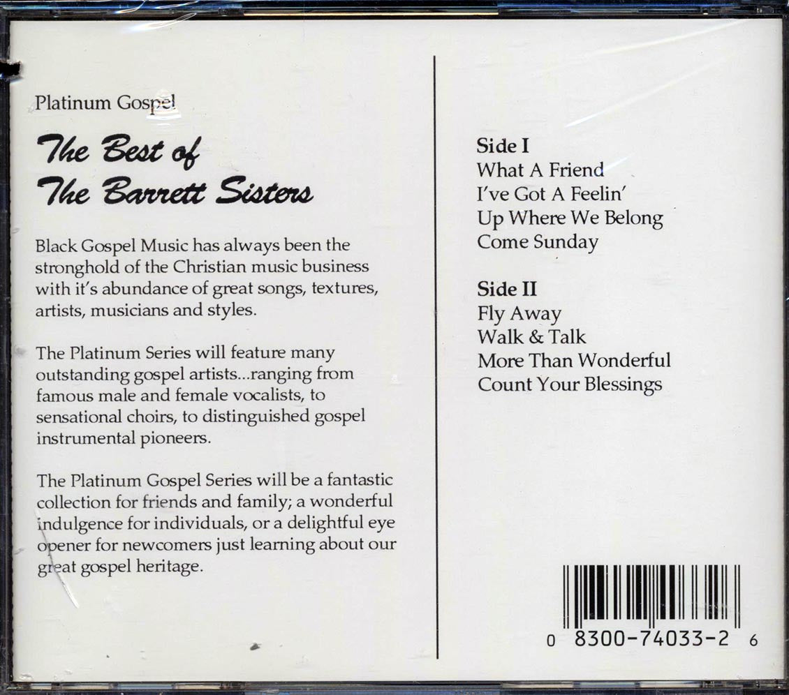 The Barrett Sisters - The Best Of The Barrett Sisters (marked/ltd stock)