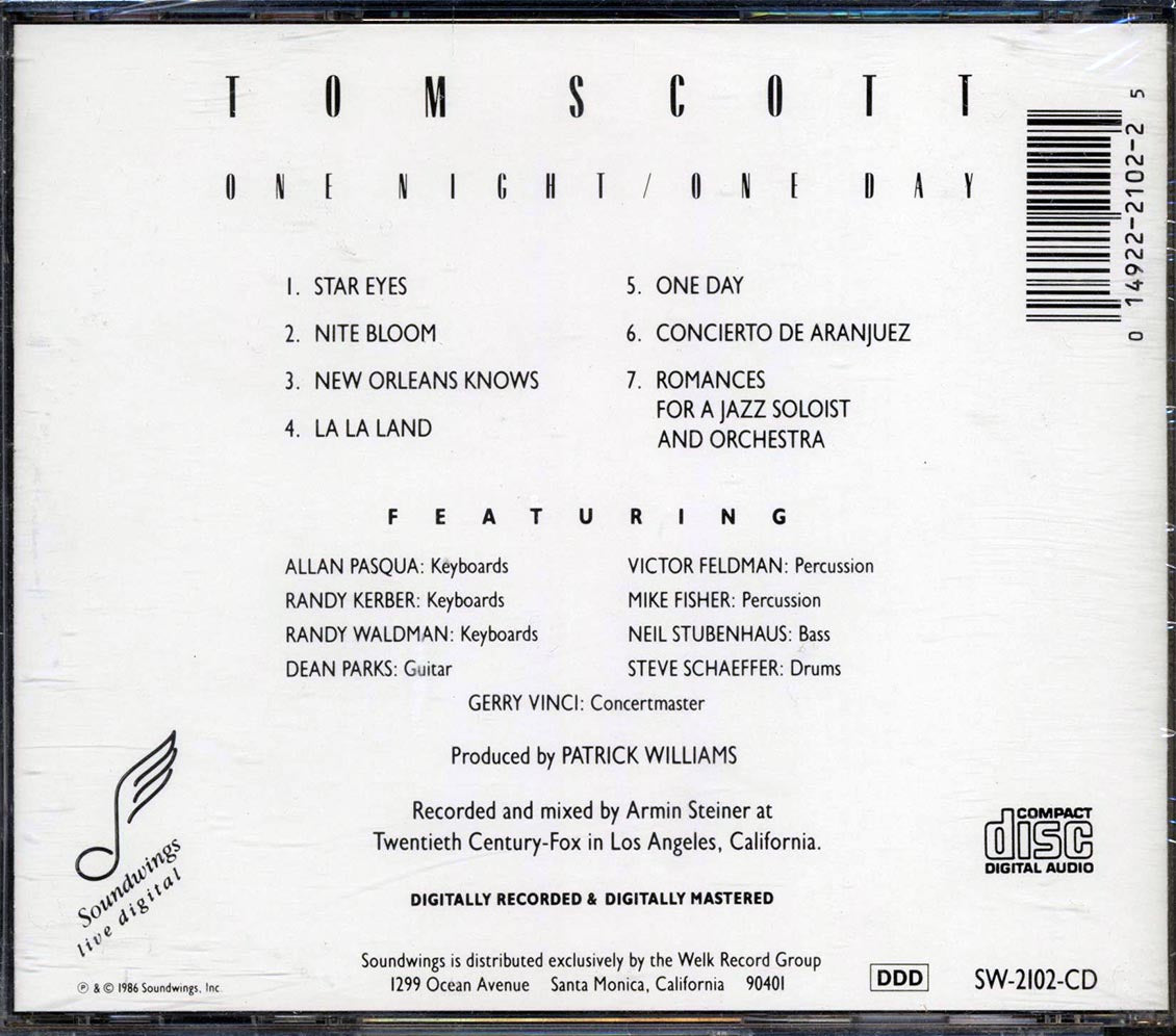 Tom Scott - One Night / One Day