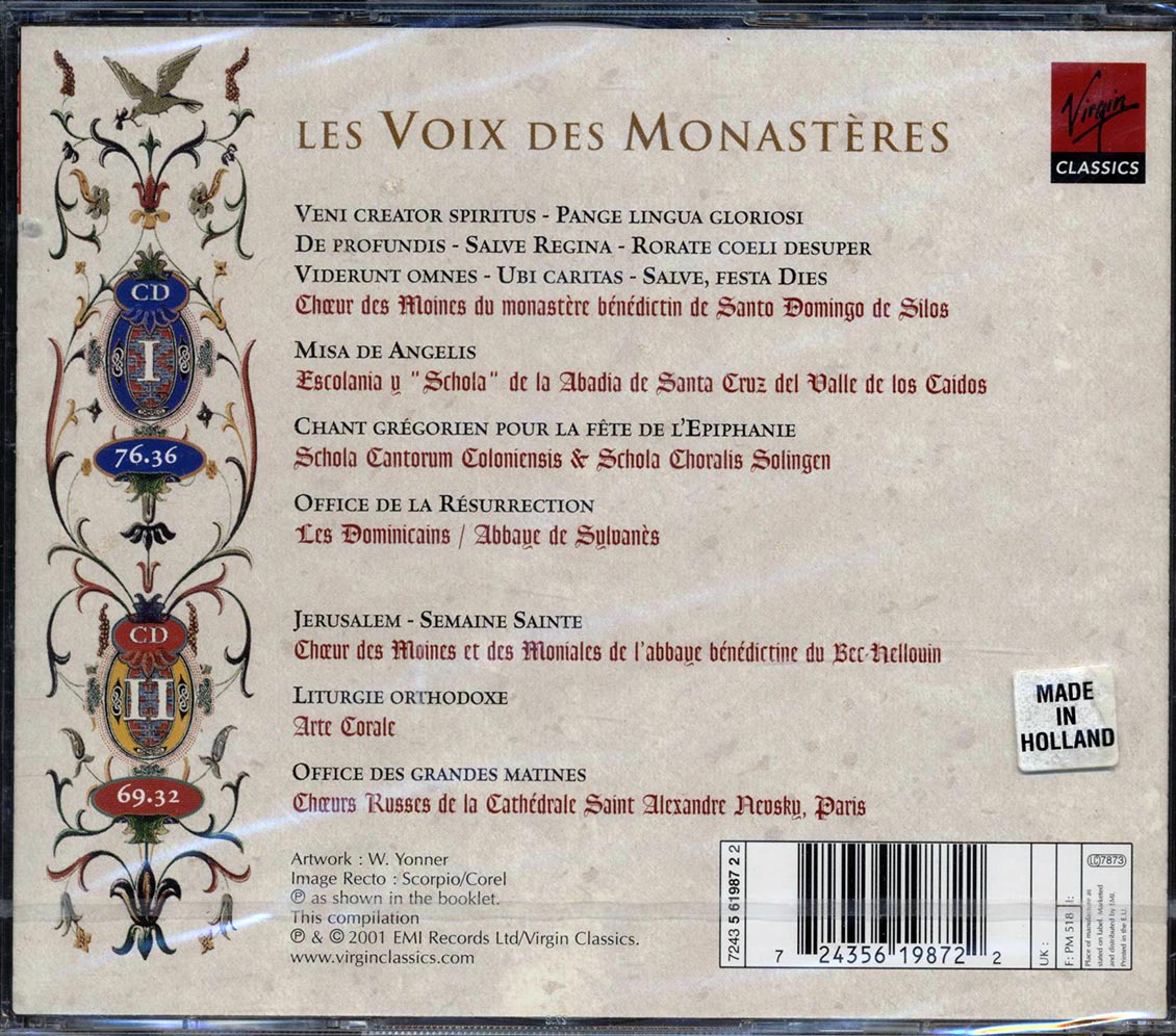 Various - Les Voix Des Manasteres