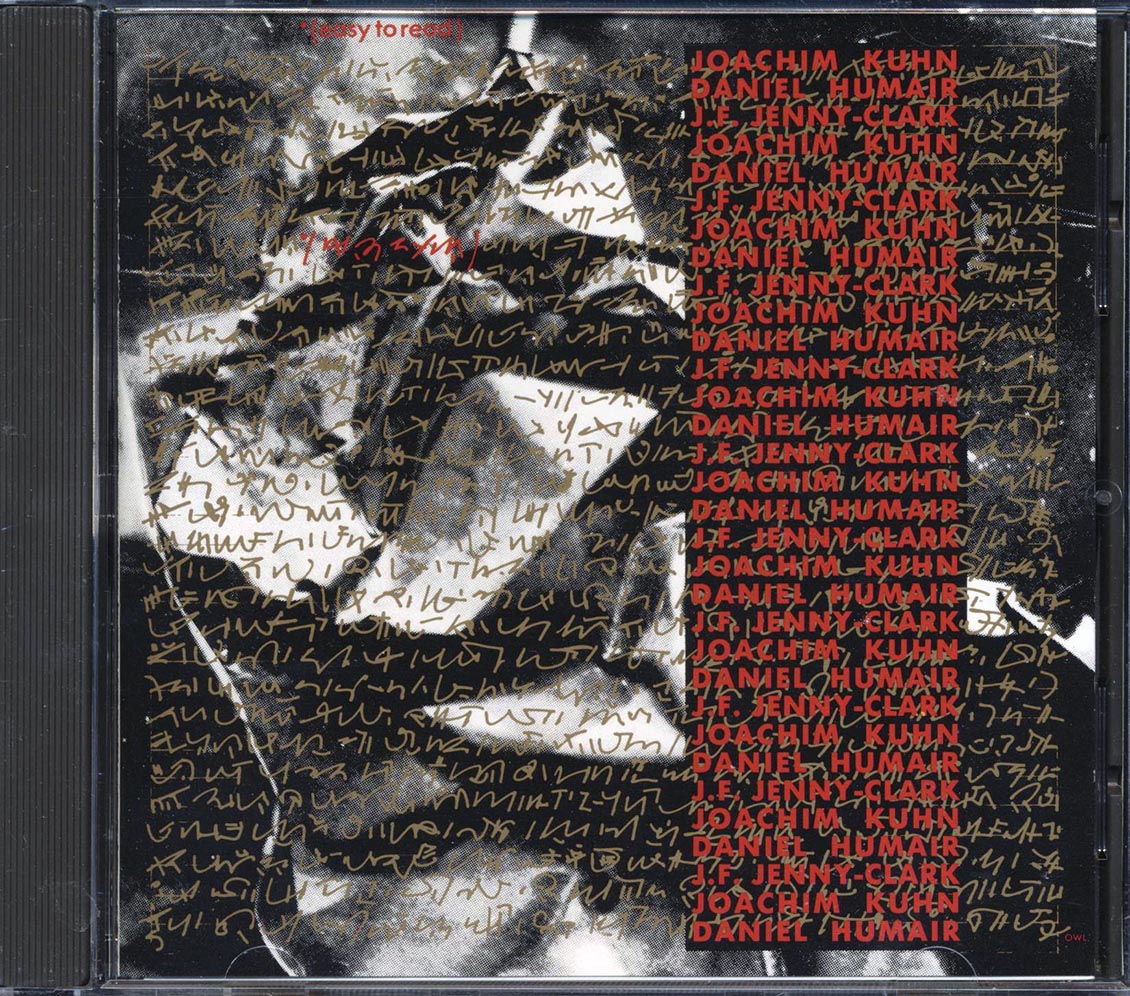 Joachim Kuhn, Daniel Humair, JF Jenny-Clark - Easy To Read (marked/ltd stock)