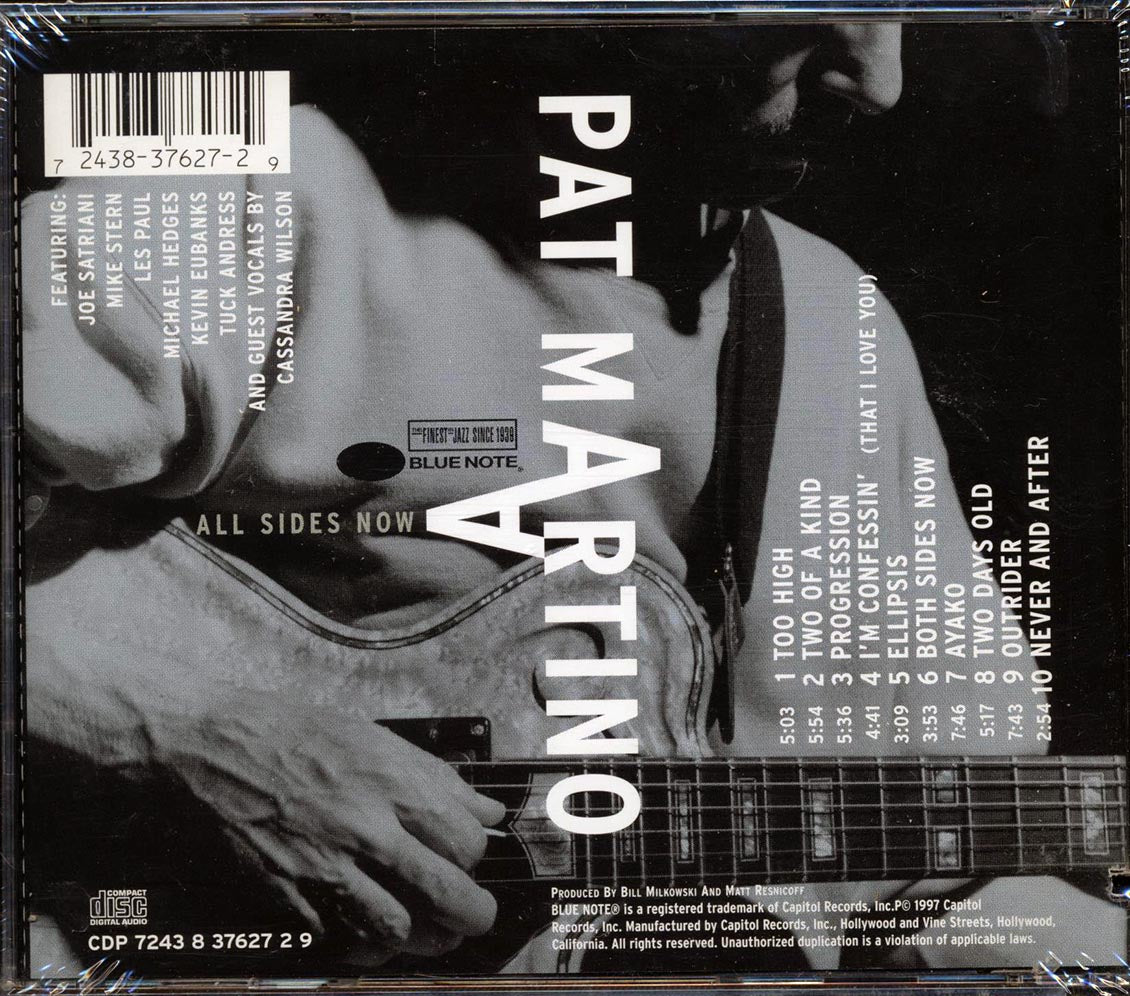 Pat Martino - All Sides Now (marked/ltd stock)