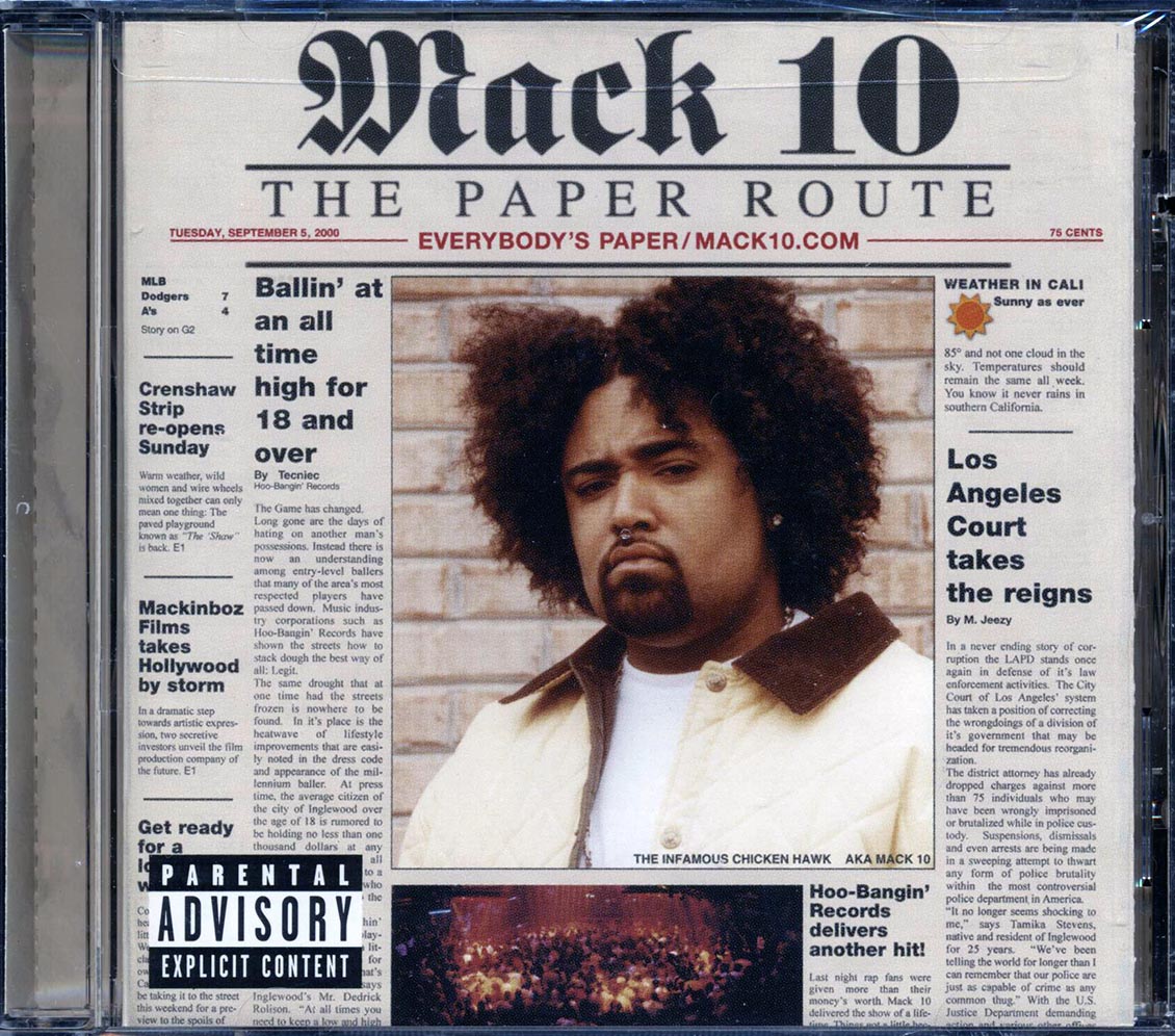 Mack 10 - The Paper Route (marked/ltd stock)