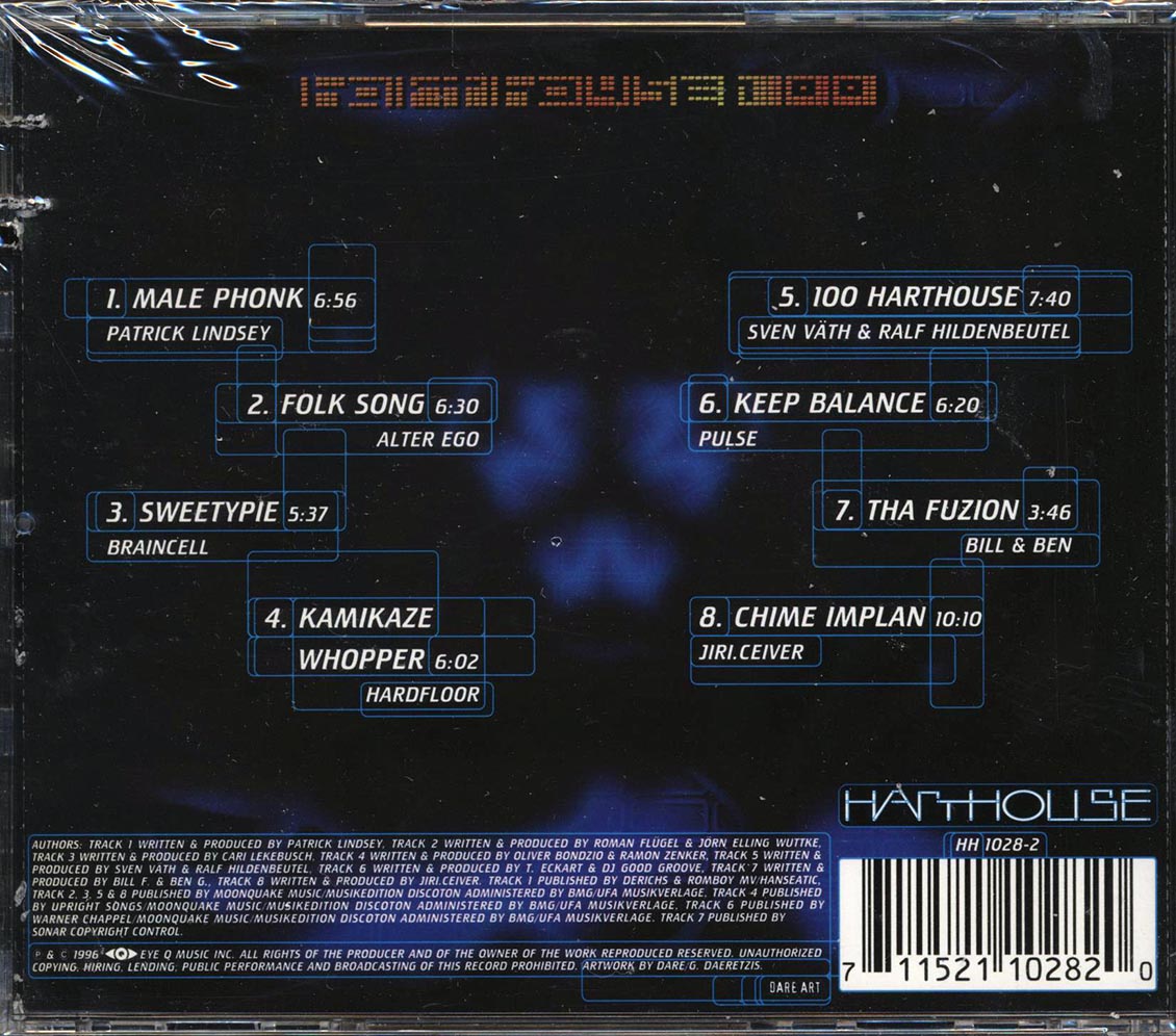 Patrick Lindsey, Alter Ego, Braincell, Etc. - Harthouse 100 (marked/ltd stock)