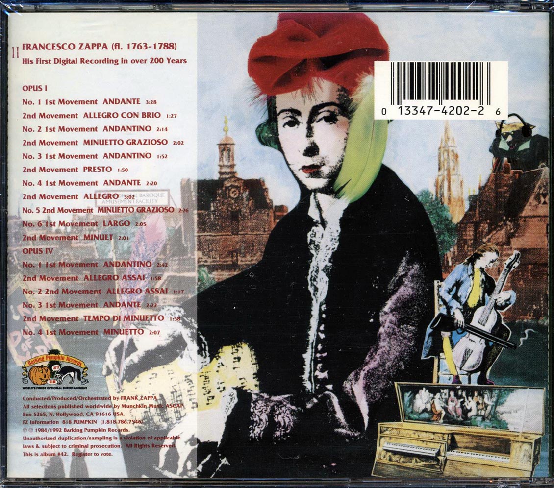 Frank Zappa, Francesco Zappa - The Barking Pumpkin Digital Gratification Consort