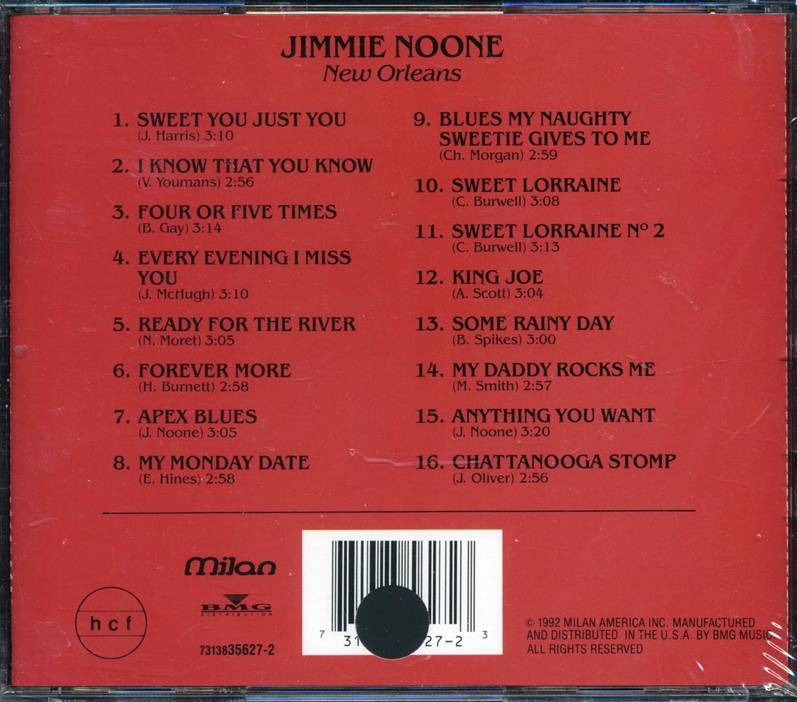 Jimmie Noone - New Orleans (marked/ltd stock)