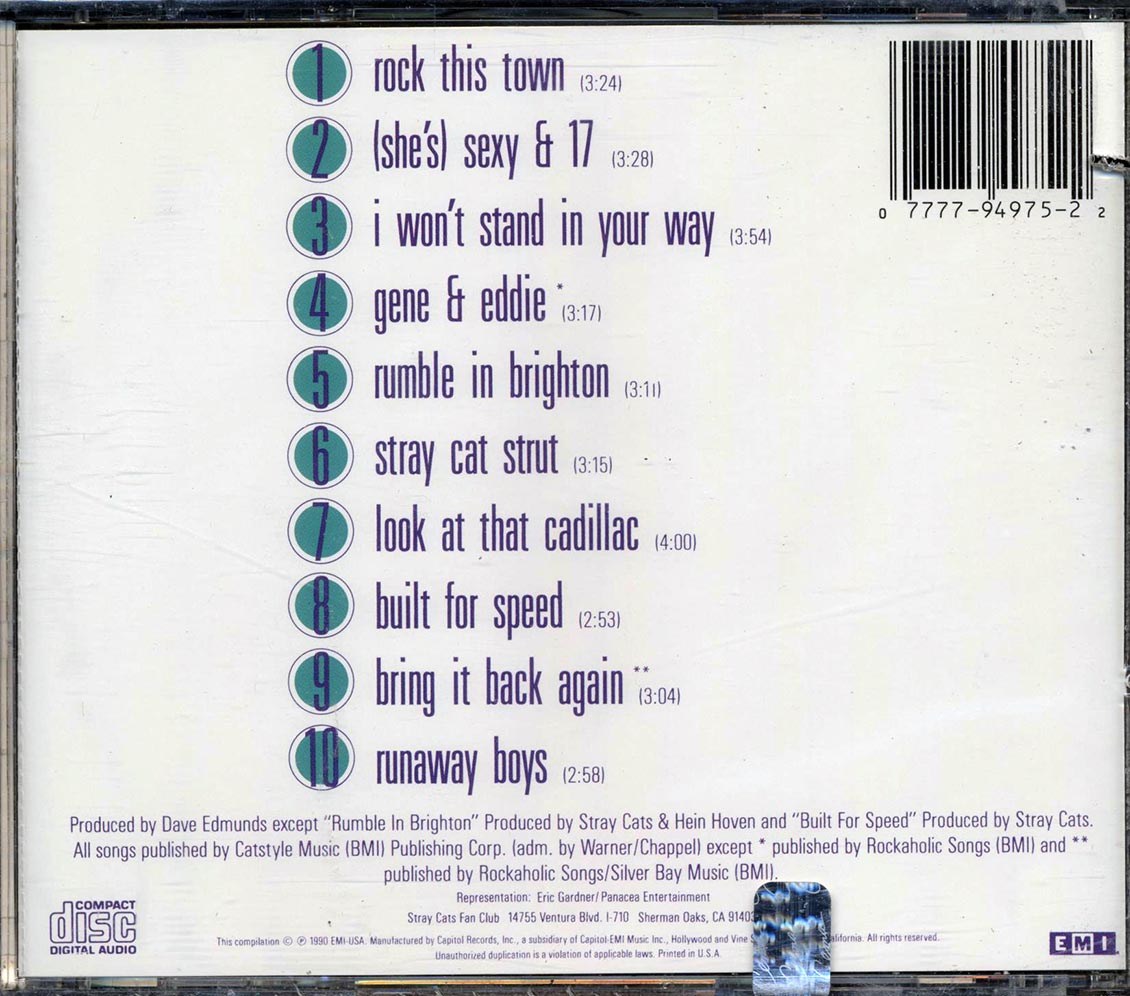 Stray Cats - The Best Of The Stray Cats: Rock This Town (marked/ltd stock)