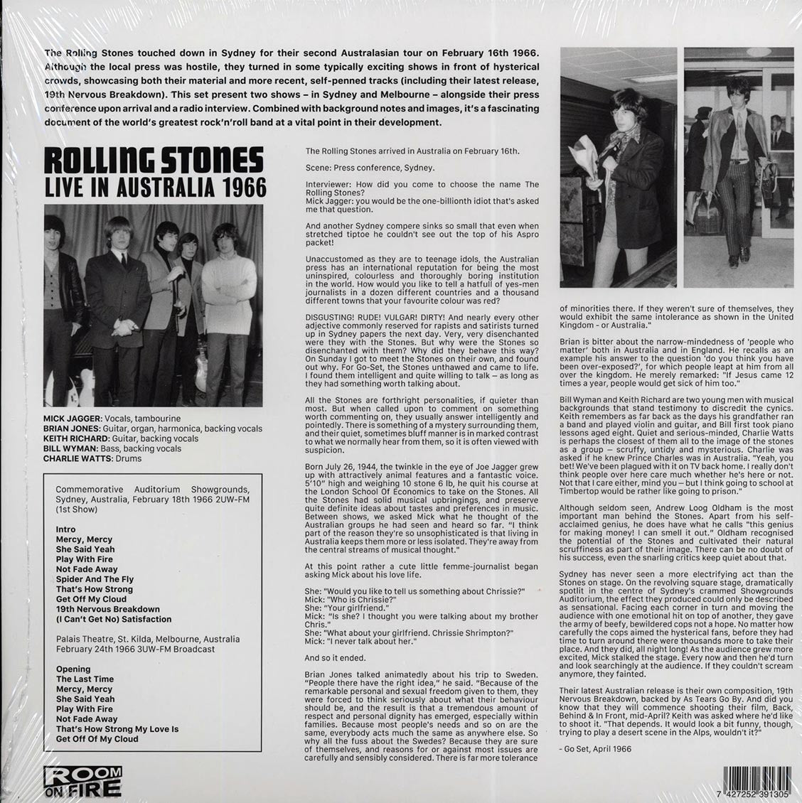 The Rolling Stones - Live In Australia 1966