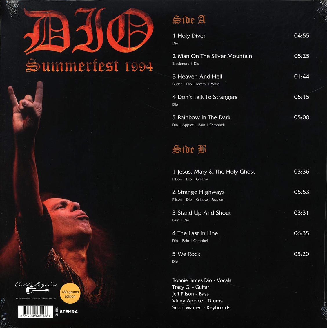 Dio - Summerfest 1994: Henry W Maier Festival Park, Milwaukee, WI, July 10th