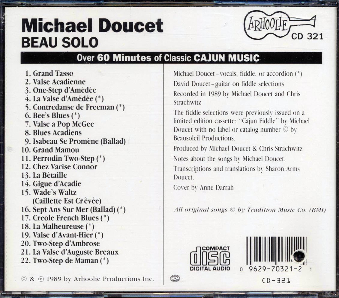 Michael Doucet - Beau Solo (marked/ltd stock)