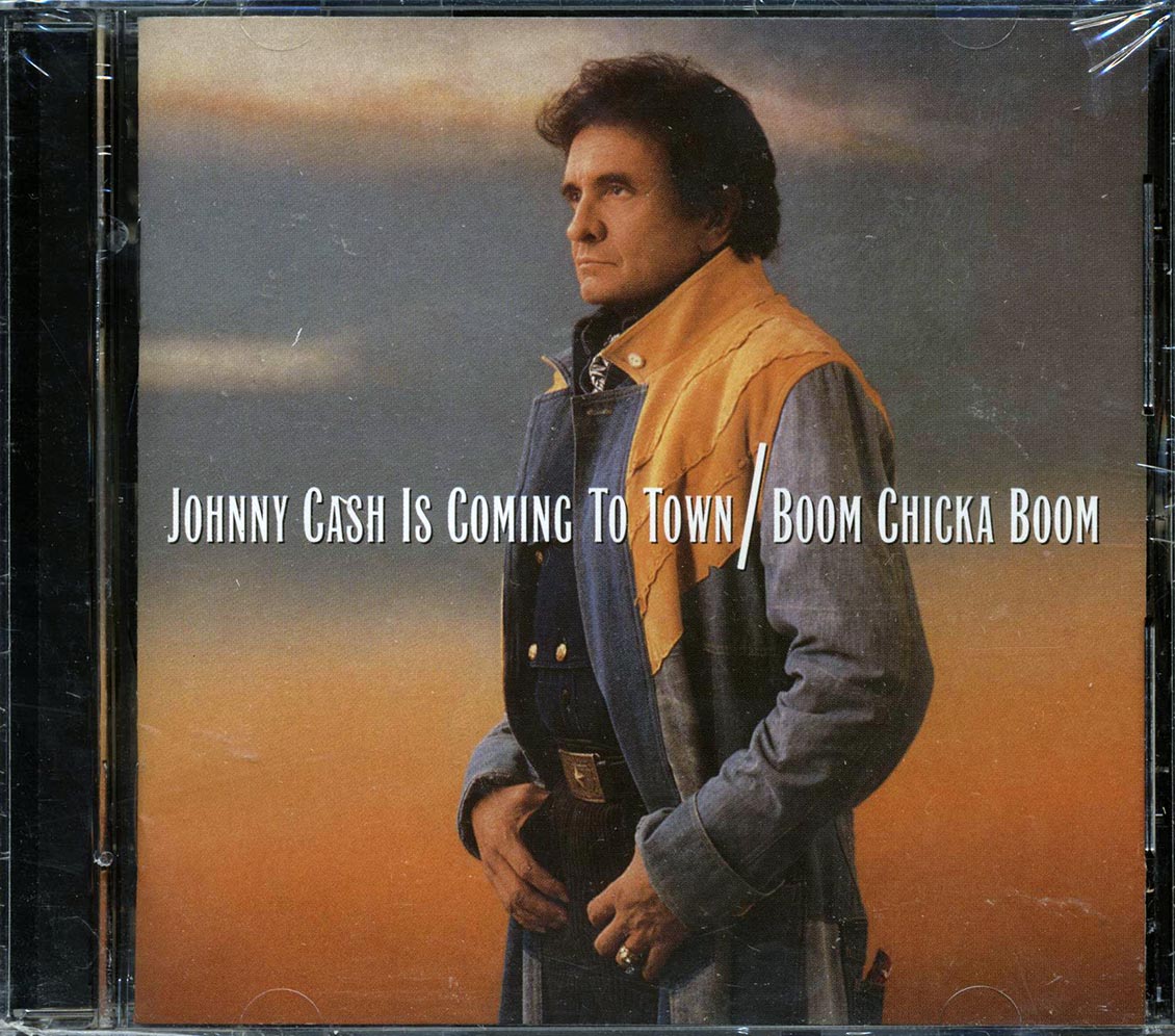Johnny Cash - Johnny Cash Is Coming To Town + Boom Chicka Boom (marked/ltd stock)