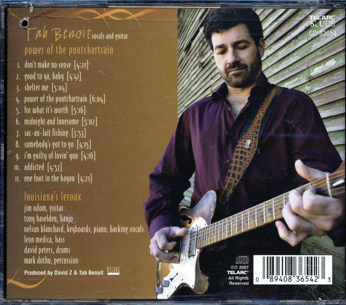 Tab Benoit, Louisiana's Leroux - Power Of The Pontchartrain (marked/ltd stock)