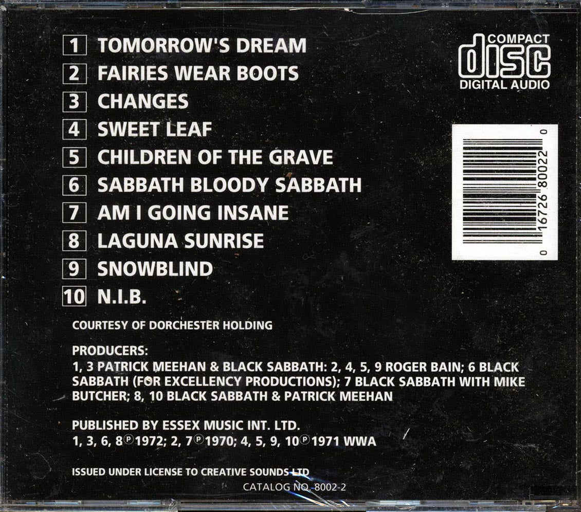 Black Sabbath - We Sold Our Soul For Rock N Roll Volume 2