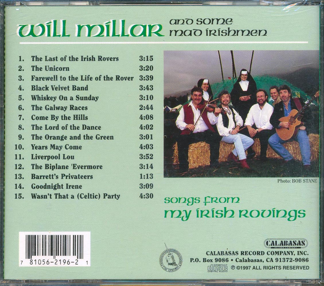 Will Millar - Songs From My Irish Rovings