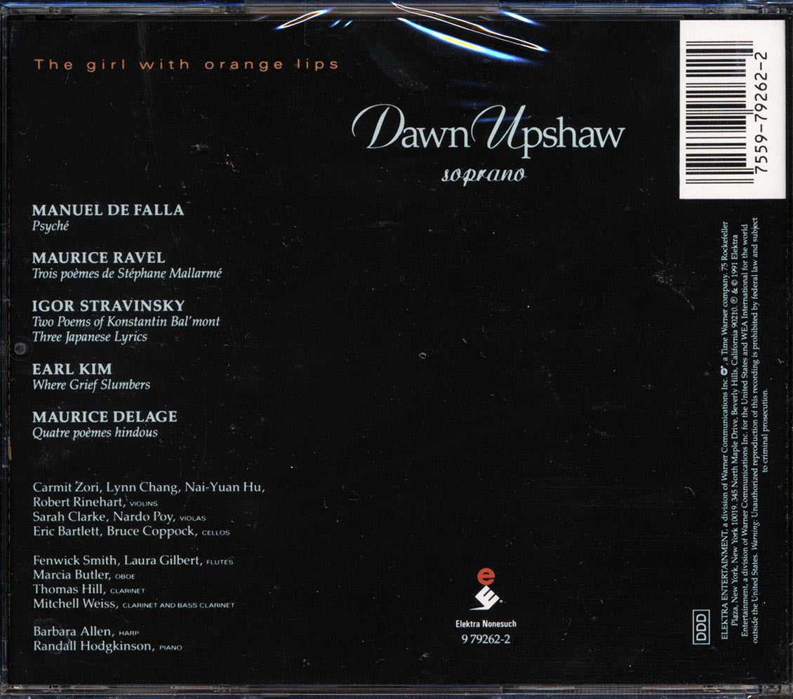 Dawn Upshaw - The Girl With Orange Lips