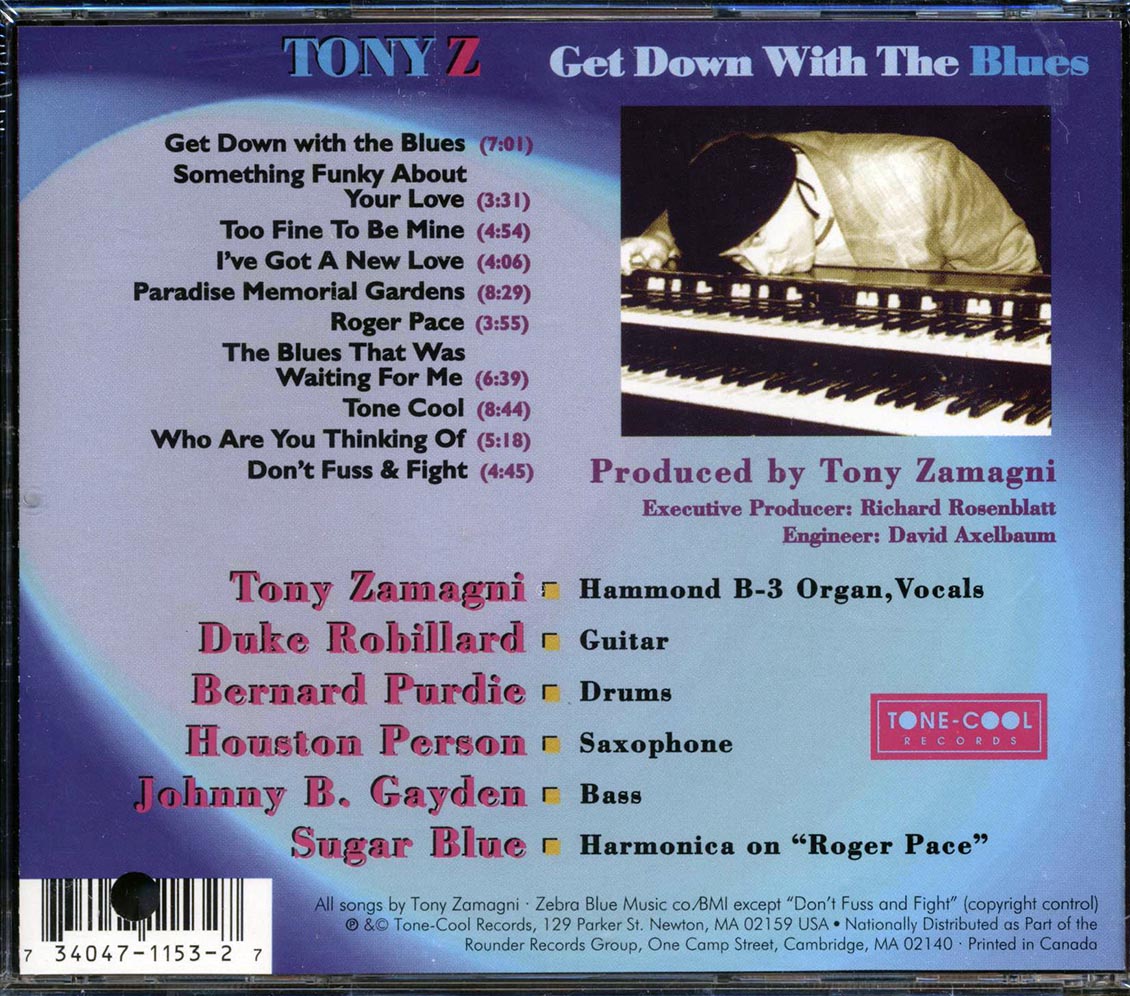 Tony Z - Get Down With The Blues (marked/ltd stock)