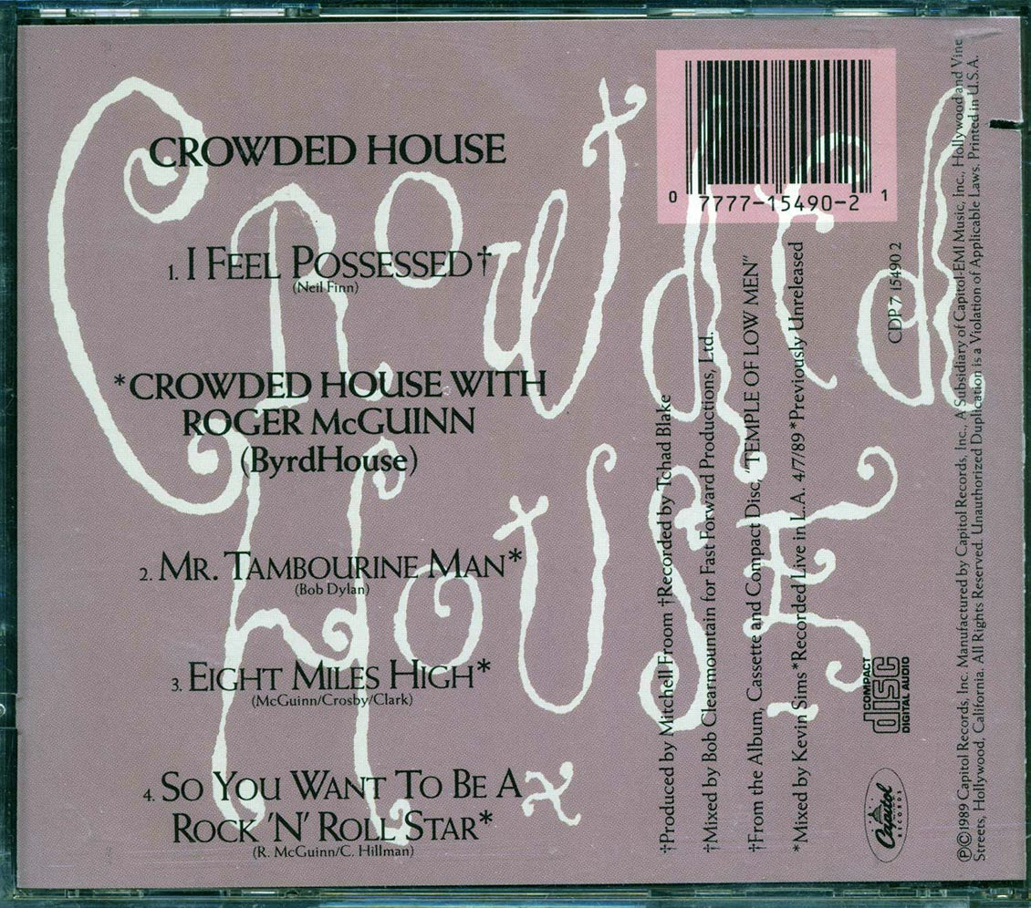 Crowded House - I Feel Possessed (marked/ltd stock)