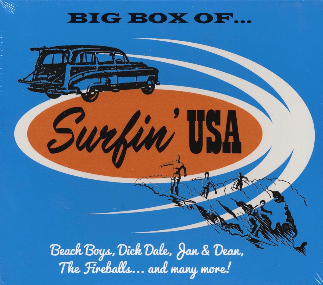 The Fireballs, The Ventures, The Gamblers, Dick Dale, Jan & Dean, Etc. - Big Box Of Surfin' USA (203 tracks) (6xCD) (box set)