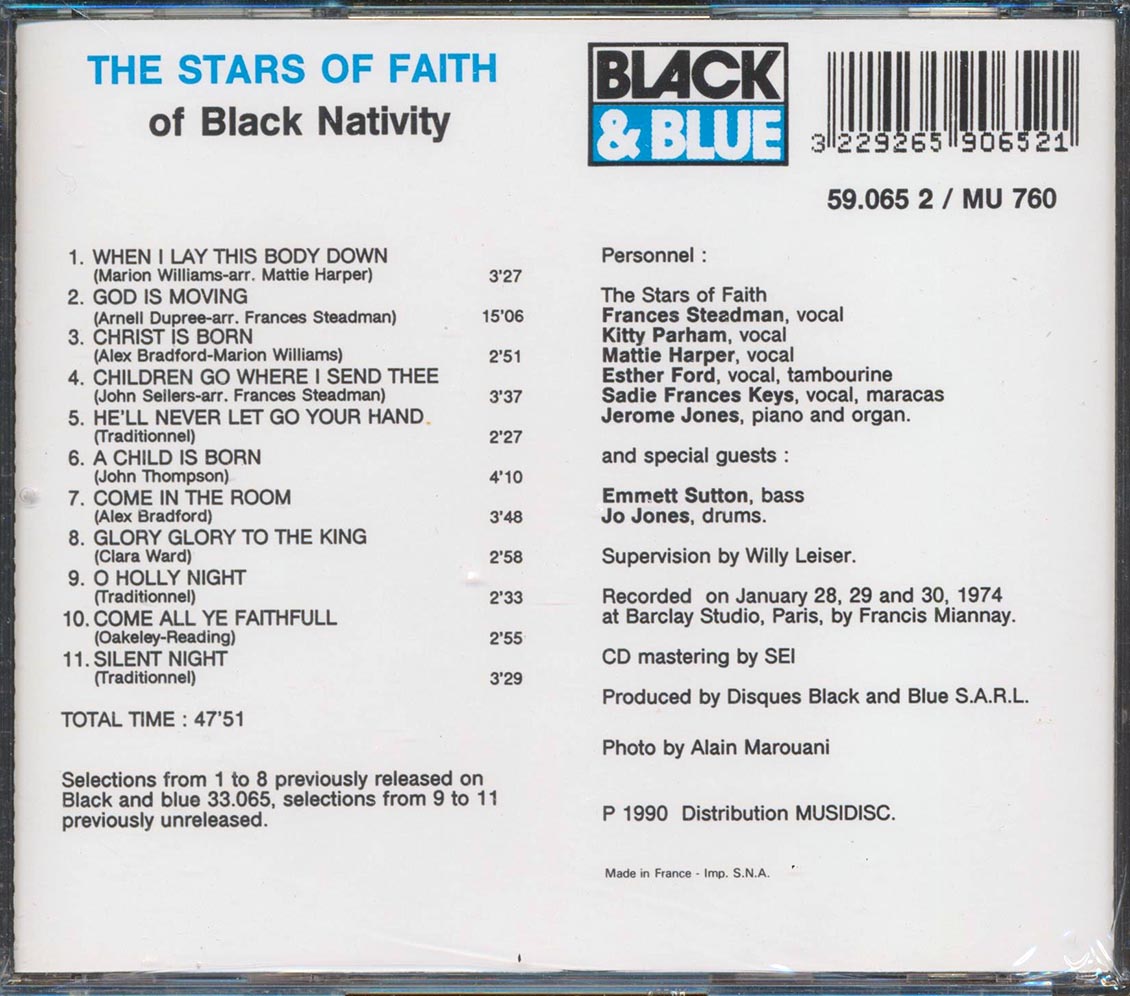The Stars Of Faith Of Black Nativity - Negro Spirituals And Gospel Songs