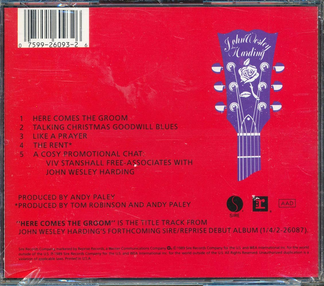 John Wesley Harding - God Made Me Do It: The Christmas EP (marked/ltd stock)