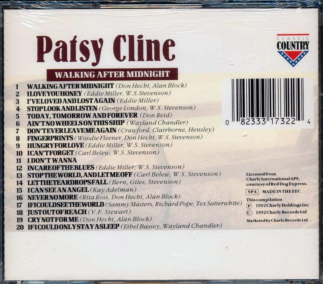 Patsy Cline - Walking After Midnight
