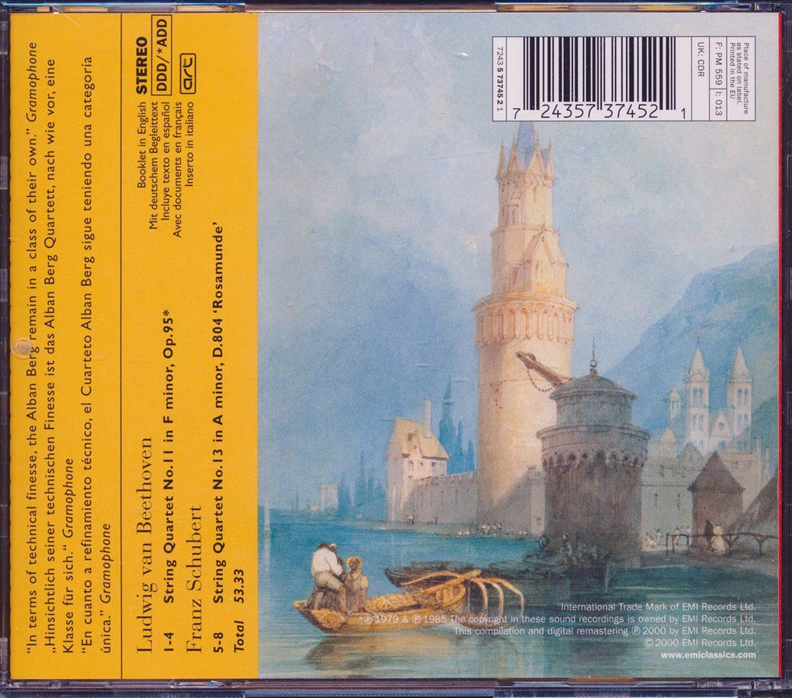 Ludwig Van Beethoven, Franz Schubert, Alban Berg Quartett - Beethoven Schubert