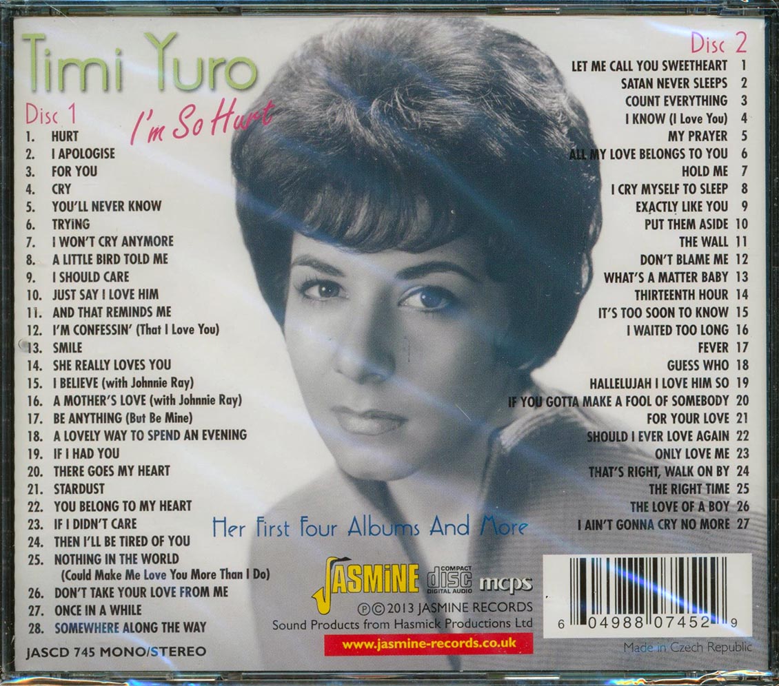 Timi Yuro - I'm So Hurt (55 tracks) (2xCD)