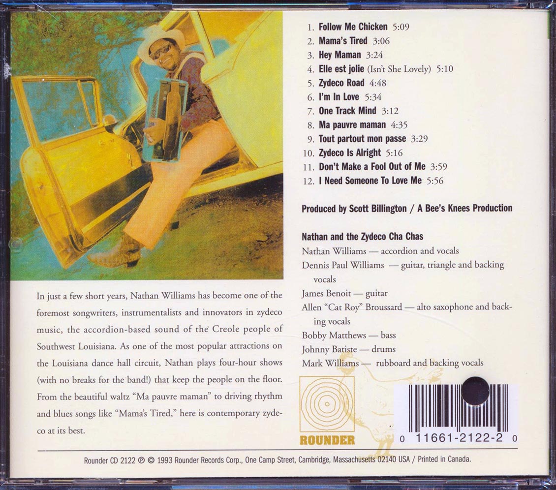 Nathan & The Zydeco Cha Chas - Follow Me Chicken (marked/ltd stock)