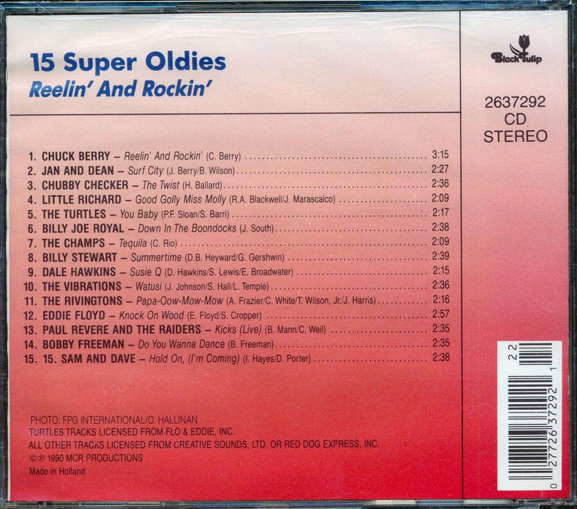 Little Richard, Chuck Berry, Jan & Dean, Etc. - 15 Super Oldies: Reelin And Rockin