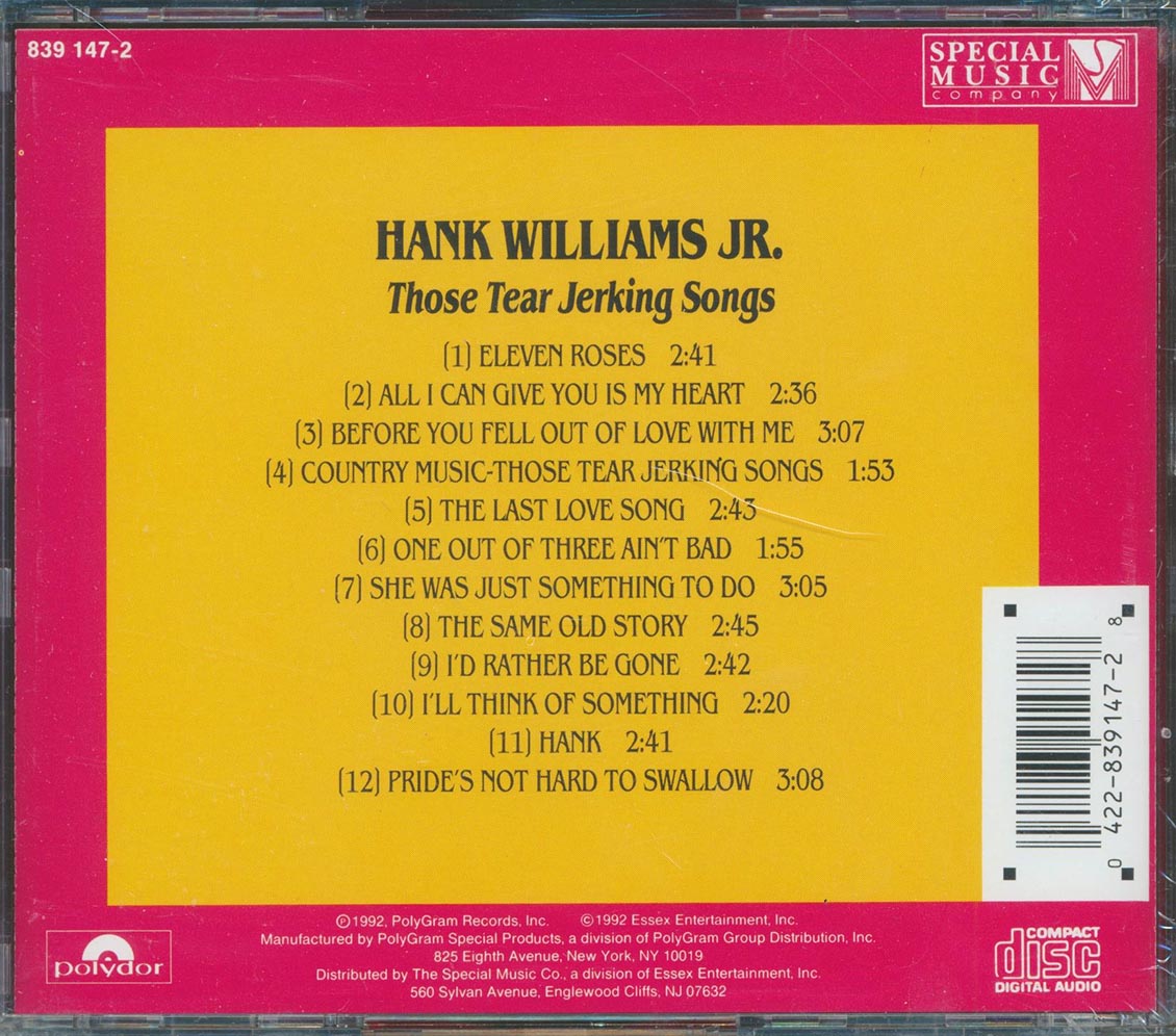 Hank Williams Jr. - Those Tear Jerking Songs