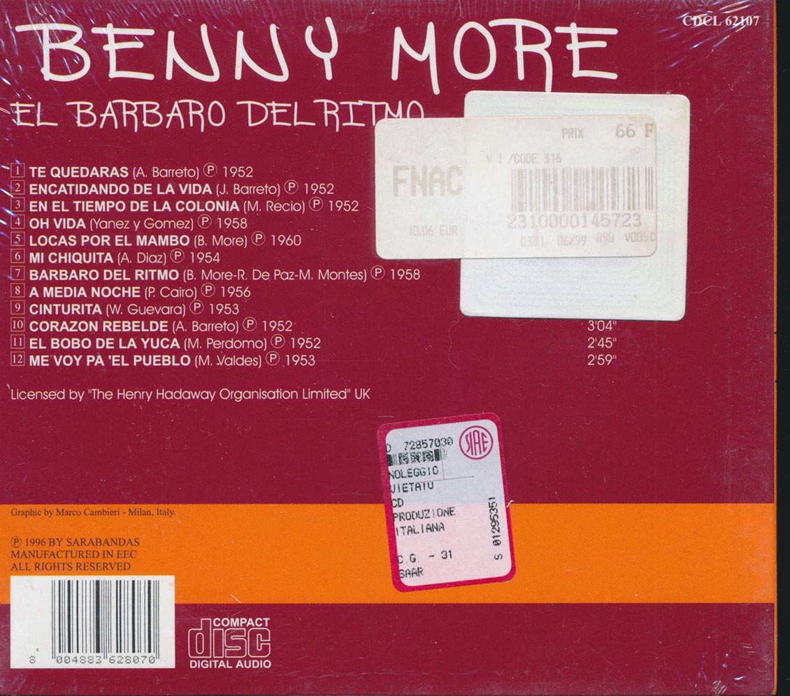 Benny More - El Barbaro Del Ritmo