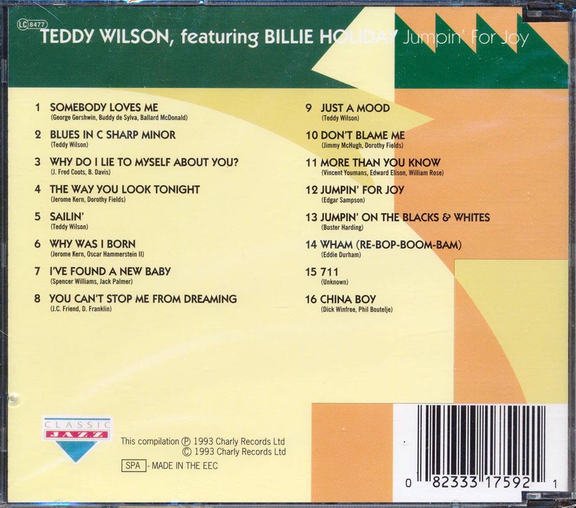 Teddy Wilson, Billie Holiday - Jumpin For Joy