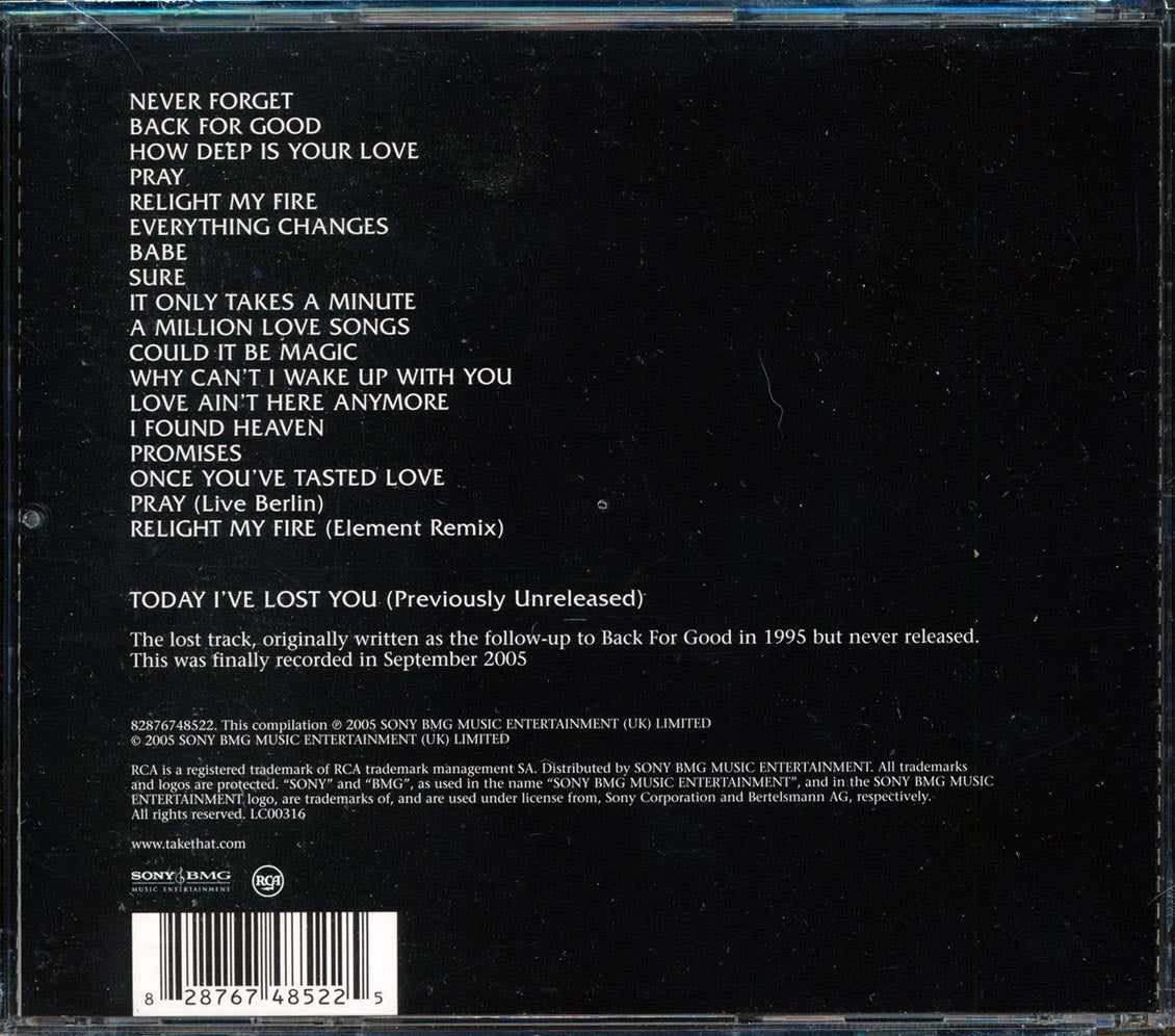 Take That - The Ultimate Collection: Never Forget