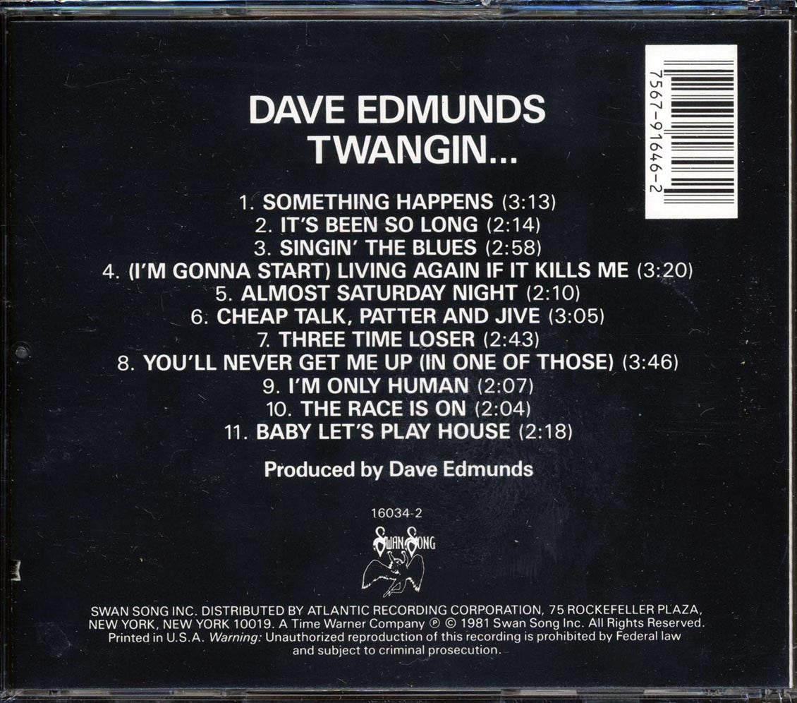 Dave Edmunds - Twangin (marked/ltd stock)