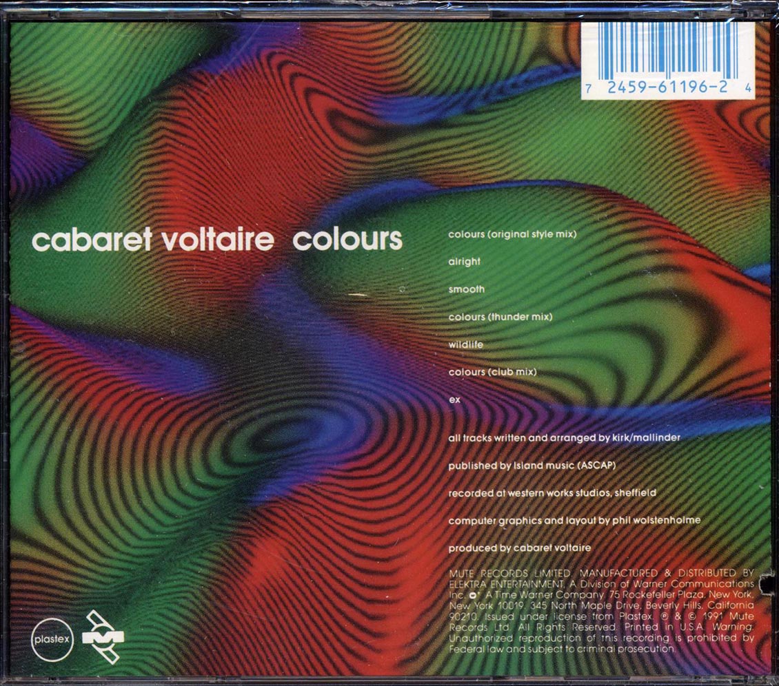 Cabaret Voltaire - Colours (marked/ltd stock)