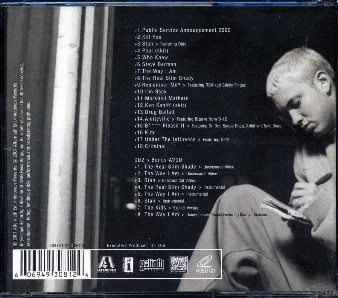 Eminem - The Marshall Mathers LP (2xCD)