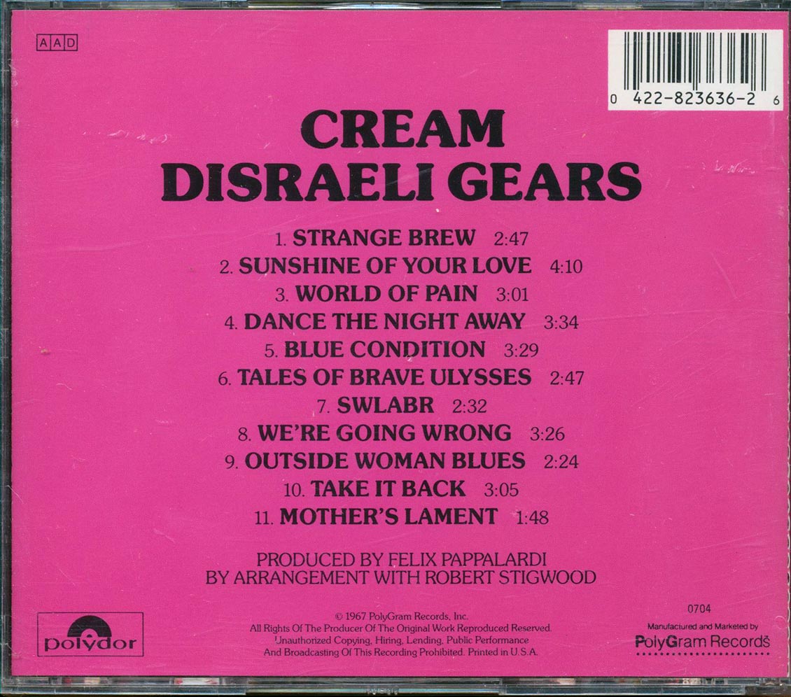 Cream - Disraeli Gears