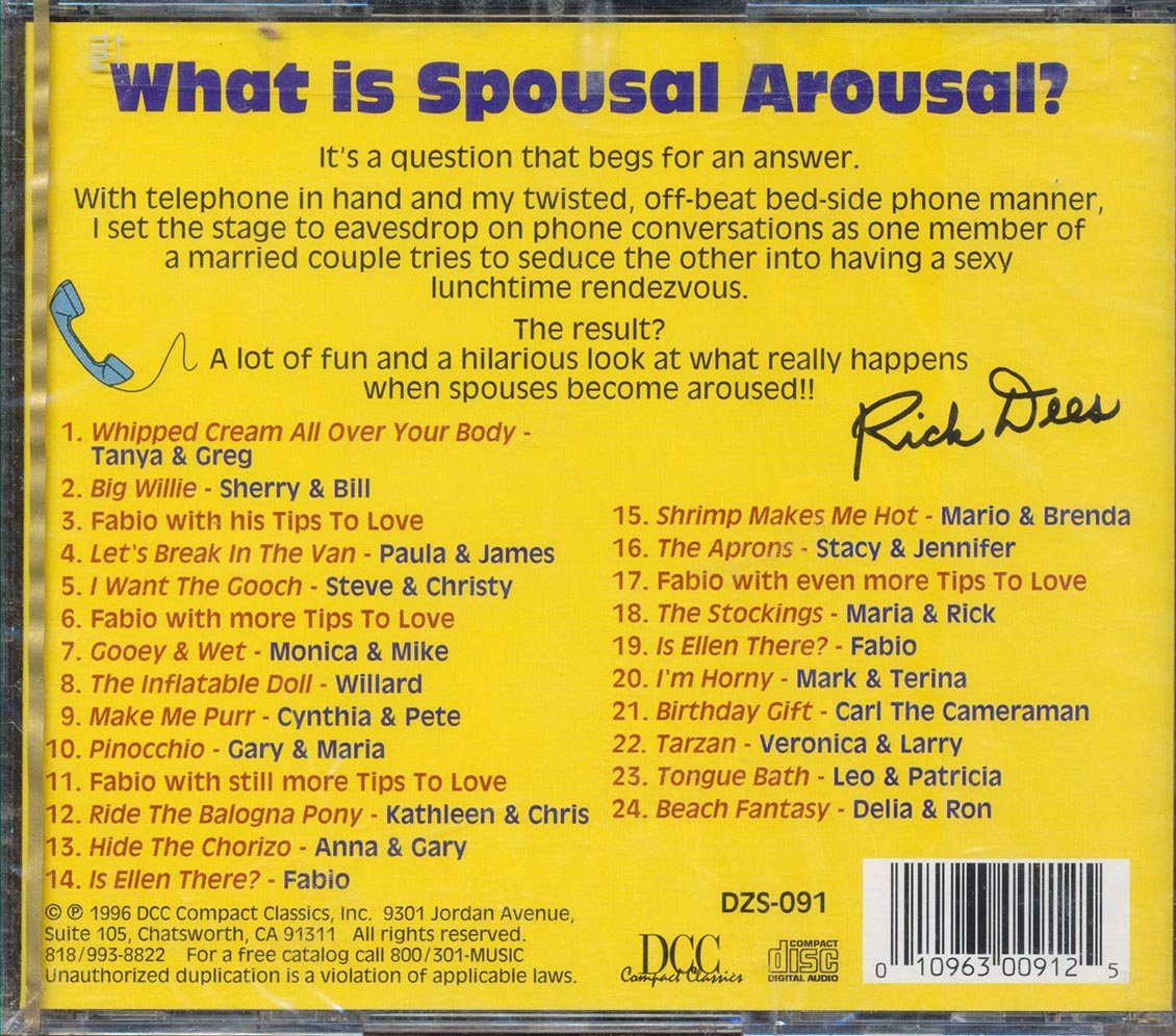 Rick Dees & His Cast Of Idiots - Spousal Arousal