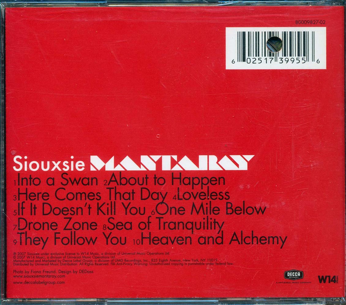 Siouxsie - Mantaray (promo) (marked/ltd stock)